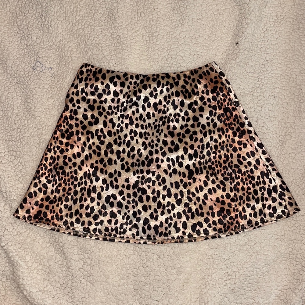 Princess Polly leopard print skirt